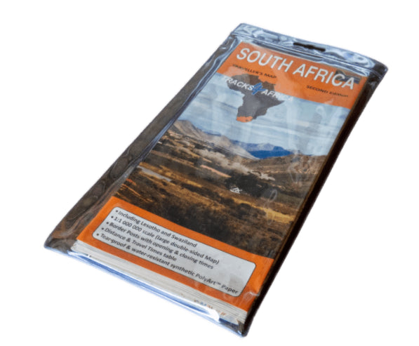 Tracks4Africa South Africa (including Lesotho & Swaziland) Traveller's Paper Map - 2nd Edition