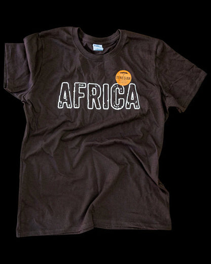 T-Shirt - Men’s with Renedian Africa 10 Year Commemorative (Brown)