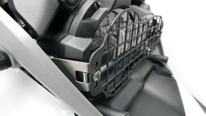 Head Light Guard - Mesh Aluminum / Stainless - BMW R1250GS & ADV / R1200GS & ADV, 2013-ON (WATER COOLED)